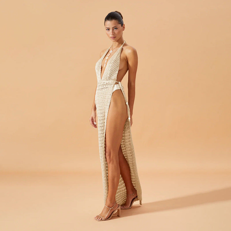 Women's figure-hugging mesh dress with sophisticated pattern Mune Fashion