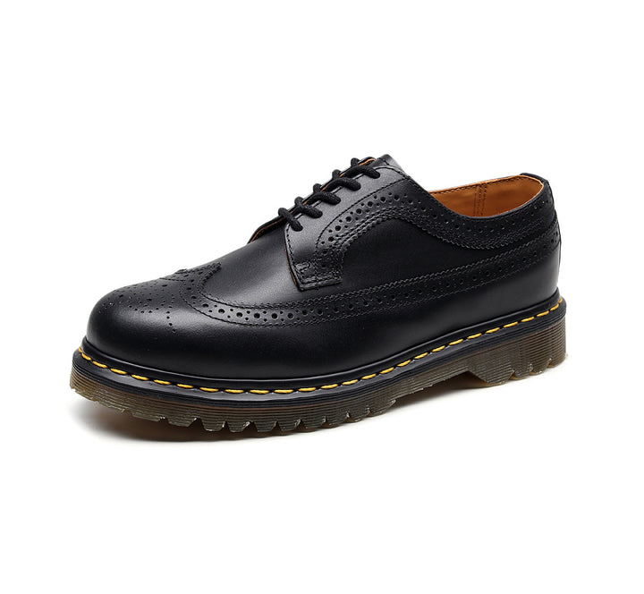 Men's classic brogue derby lace-up shoes with padded air sole Mune Fashion