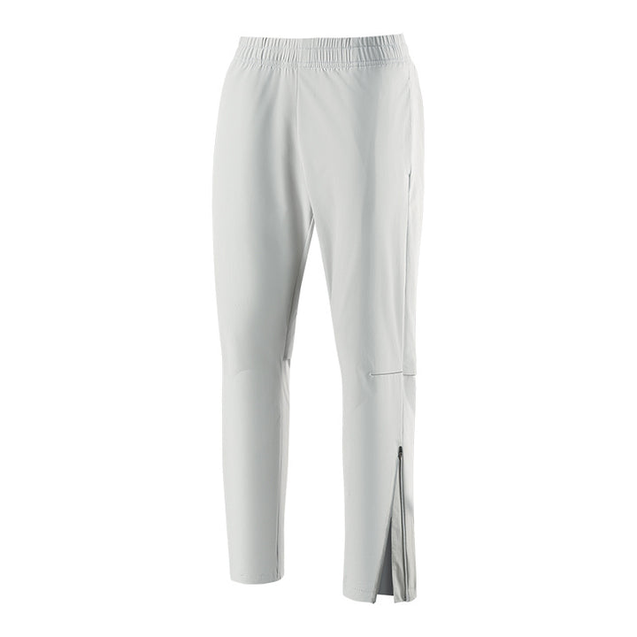 Women's sporty running pants with zippers