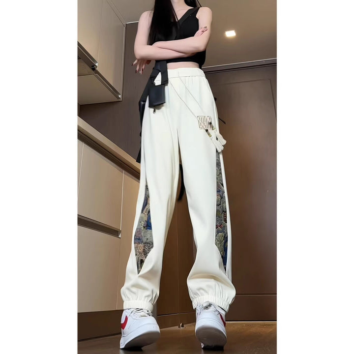 Women Fashionable Sports Pants with Unique Side Insert Mune Fashion