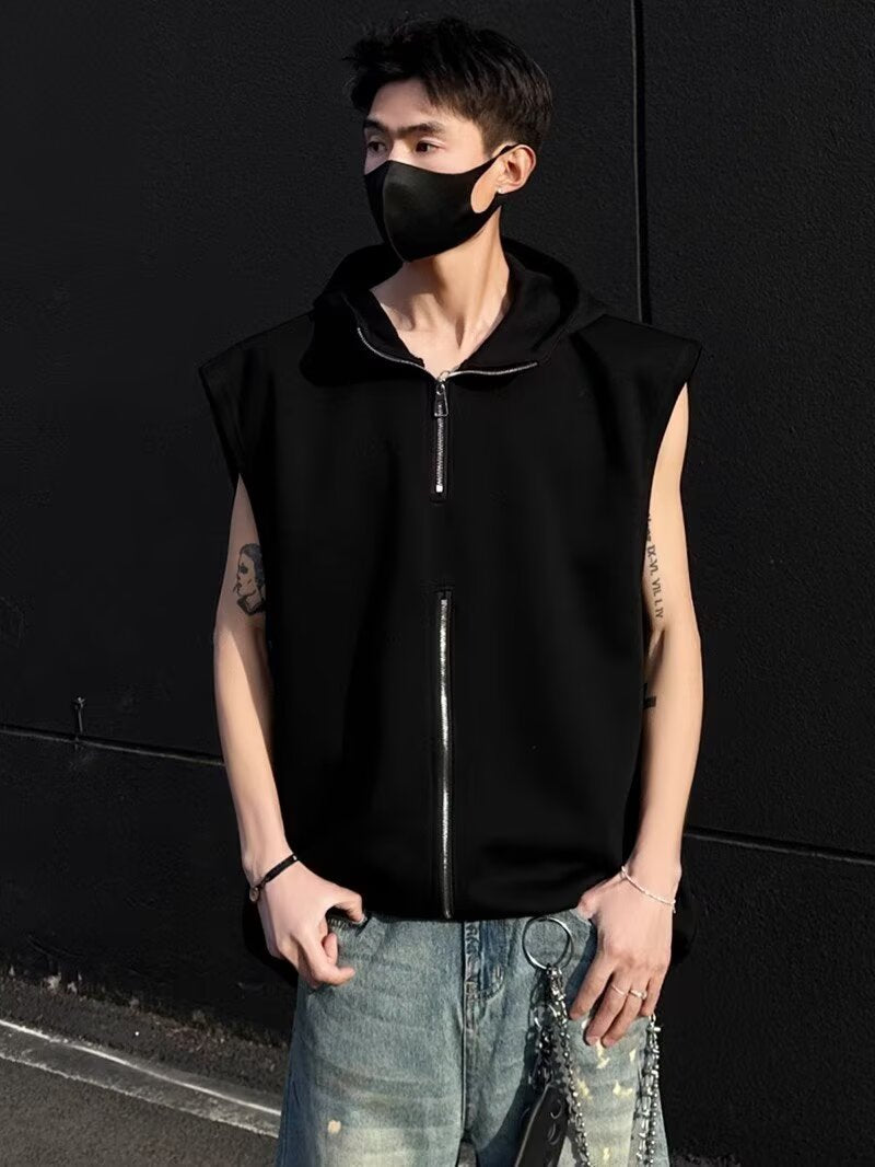 Men's Stylish Hooded Vest Mune Fashion