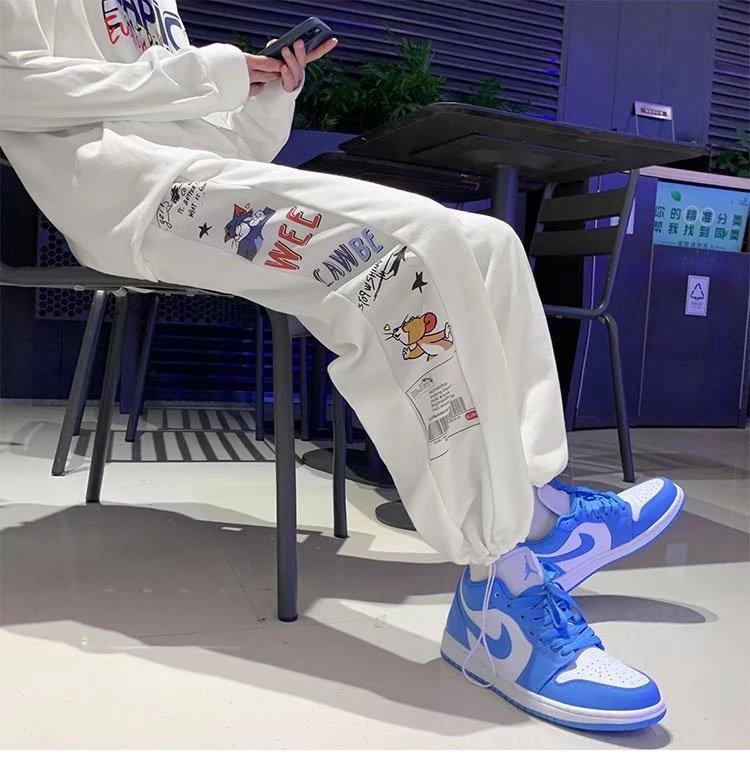 Women's Stylish Jogging Pants with Creative Graphic Print Mune Fashion