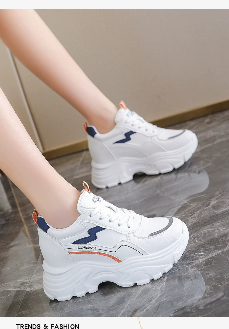 Women Chunky Sneakers with breathable upper material and cushioning sole Mune Fashion