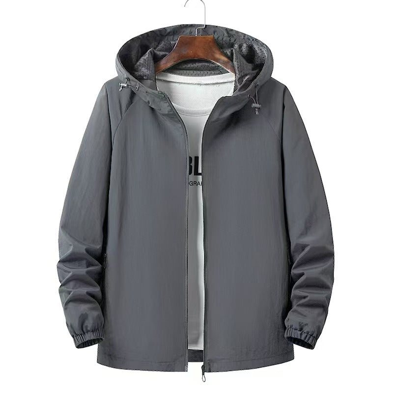 Men's Lightweight Outdoor Jacket with Hood Mune Fashion