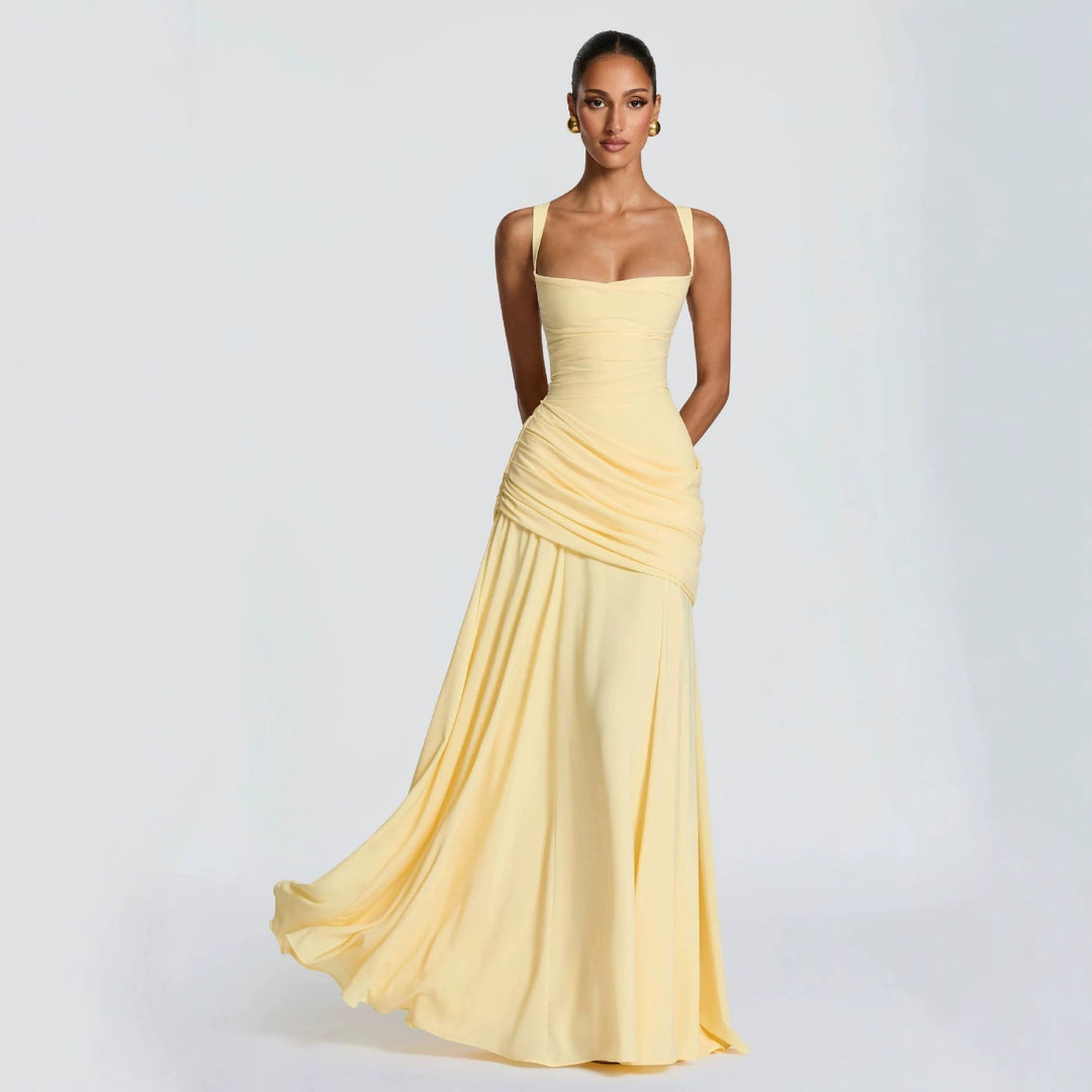 Women's Sheath Dress with Sophisticated Draping Mune Fashion