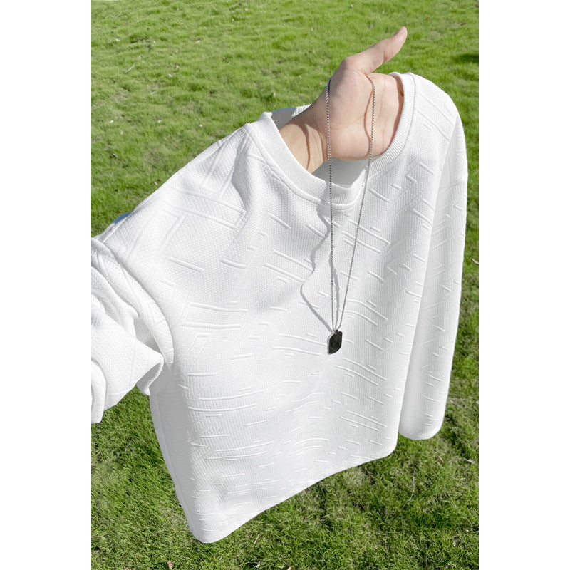 Women's Noble Knit Sweater with Textured Pattern Mune Fashion