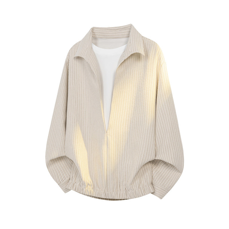 Men's Modern Striped Overshirt Mune Fashion