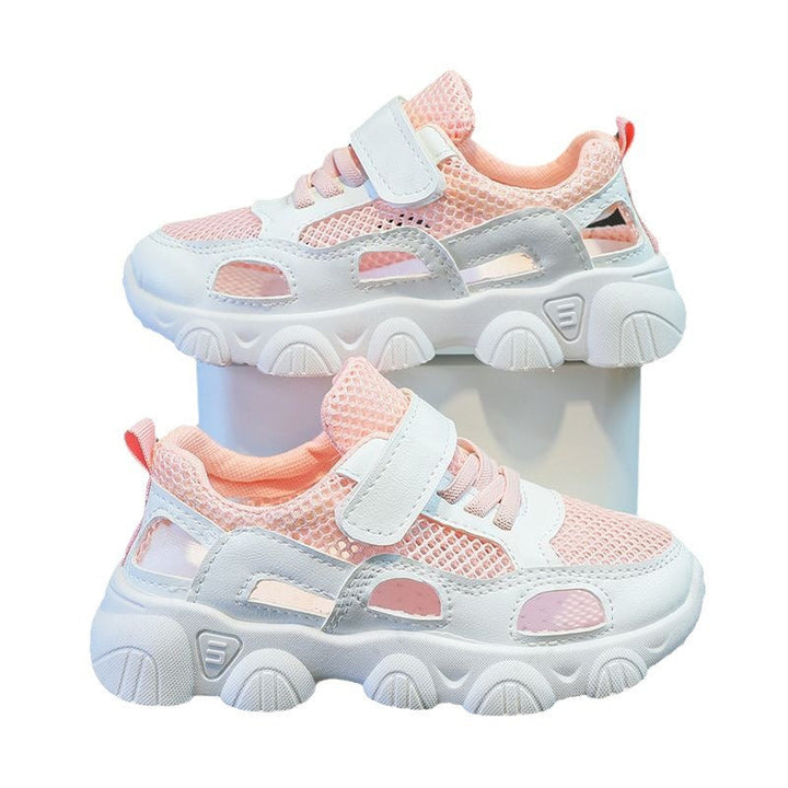 Ladies breathable casual sneakers with adjustable hook-and-loop fastener and non-slip sole Mune Fashion