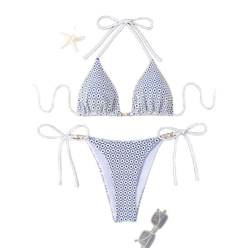 Women Triangle Bikini with contrasting details Mune Fashion