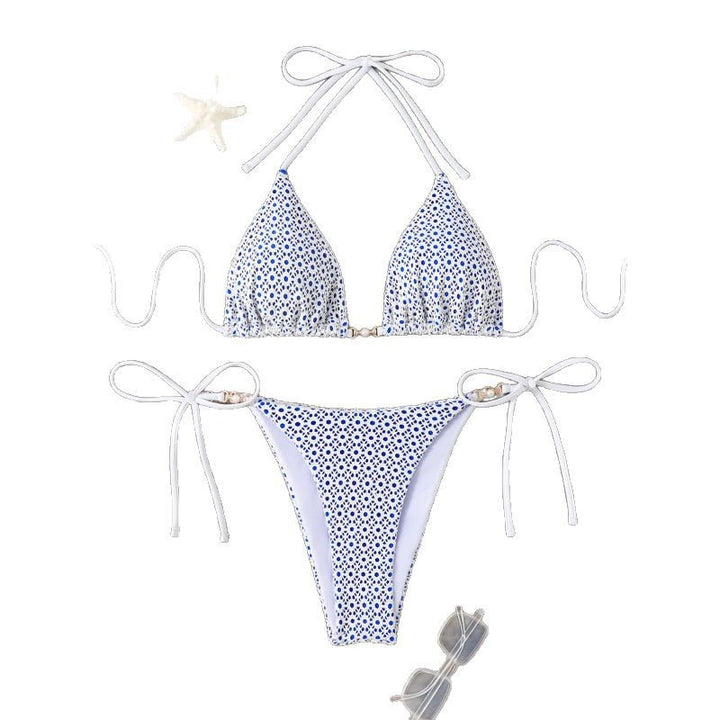Women Triangle Bikini with contrasting details Mune Fashion