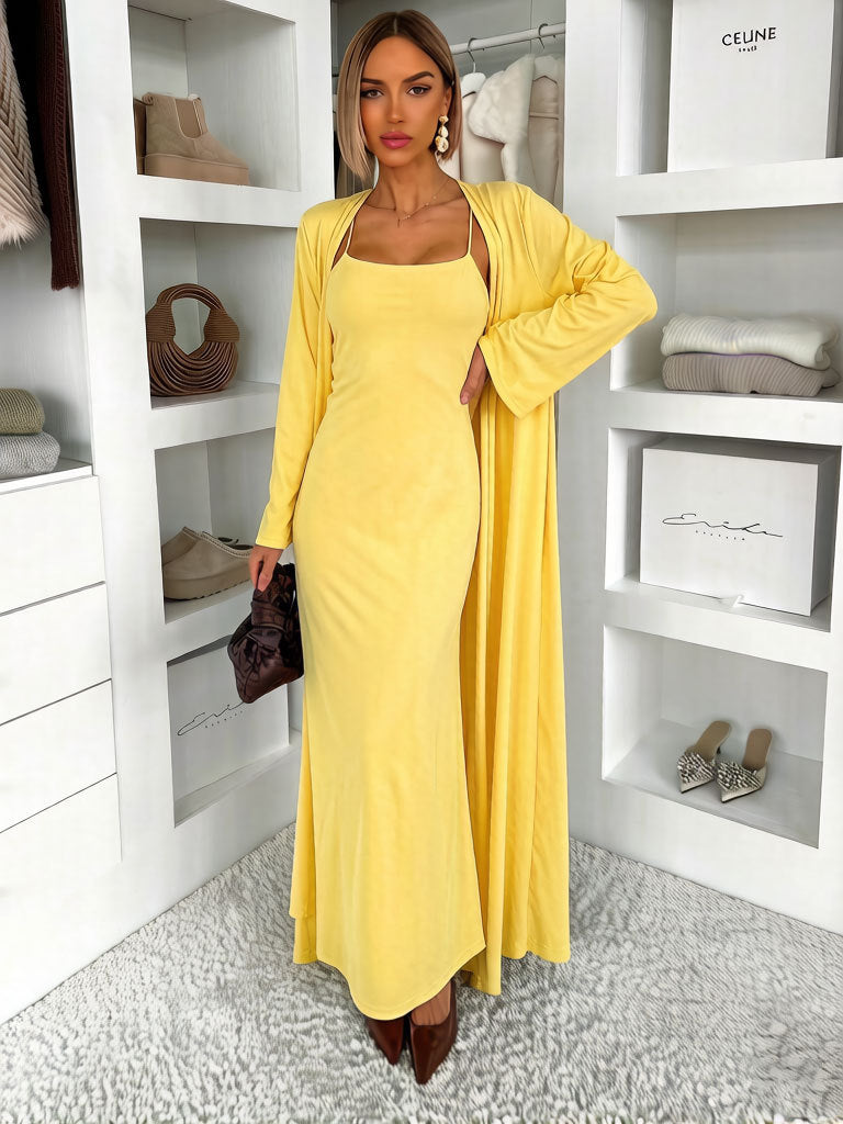 Women Long Maxi Dress with Flattering Cut Mune Fashion