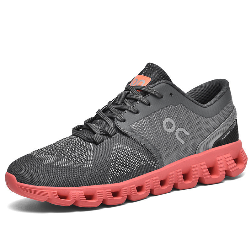 Men's cushioning running and everyday sneaker with segmented hollow chamber cushioning Mune Fashion