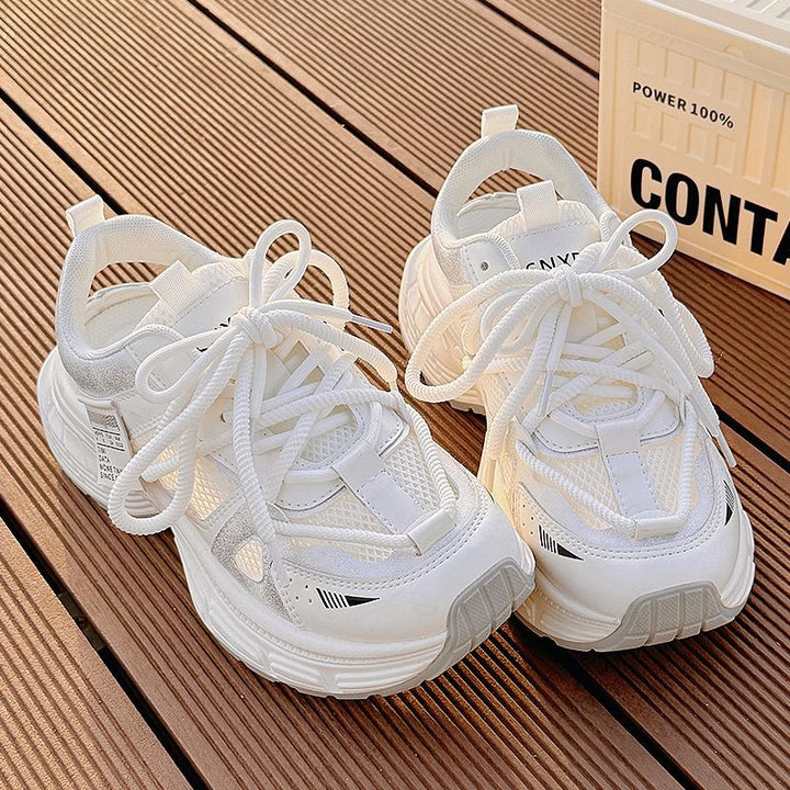 Women's Sporty Sneakers with Breathable Mesh Upper and Non-Slip Sole Mune Fashion