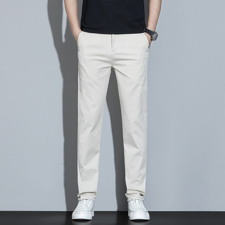 Men's Fashion Slim-Fit Fabric Trousers Mune Fashion