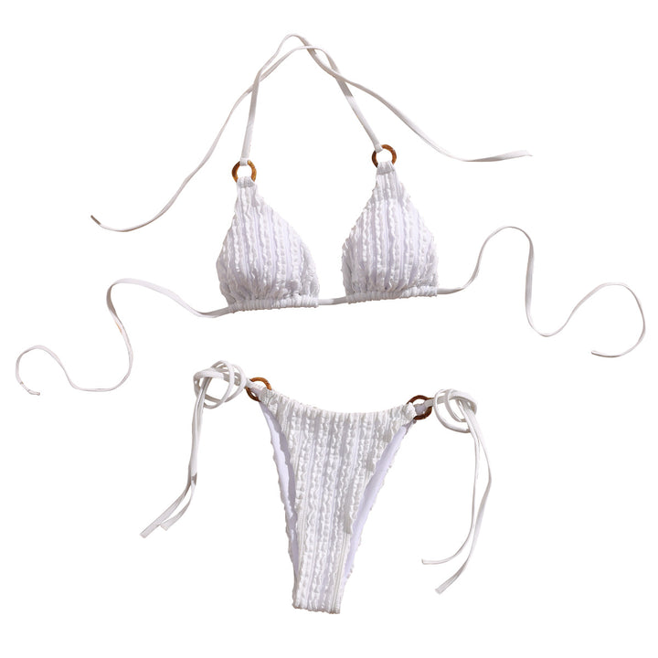 Women's Triangle Bikini with playful ruffle detail Mune Fashion
