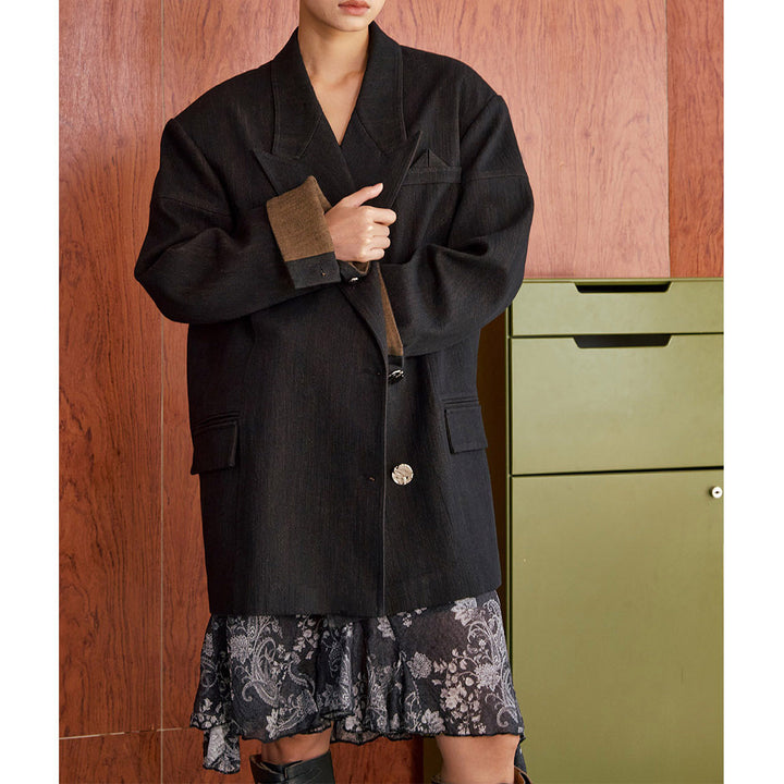 Women Oversized Blazer made of high-quality fabric Mune Fashion