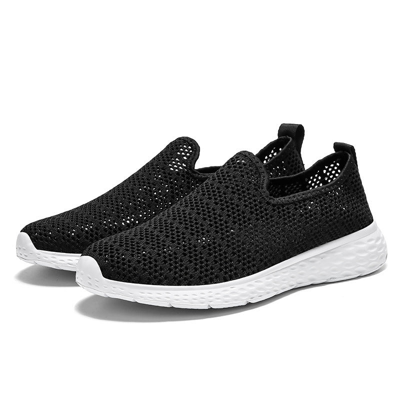 Women's lightweight knitted slippers with perforated mesh structure, padded viscoelastic comfort insole, and flexible lightweight profile sole Mune Fashion