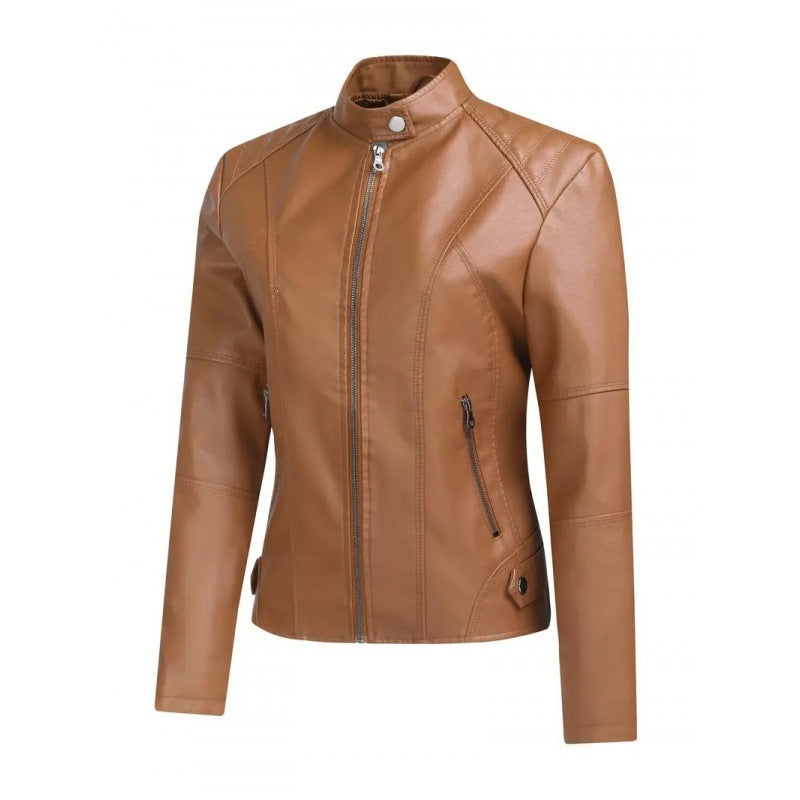 Women's Elegant and Modern Faux Leather Jacket