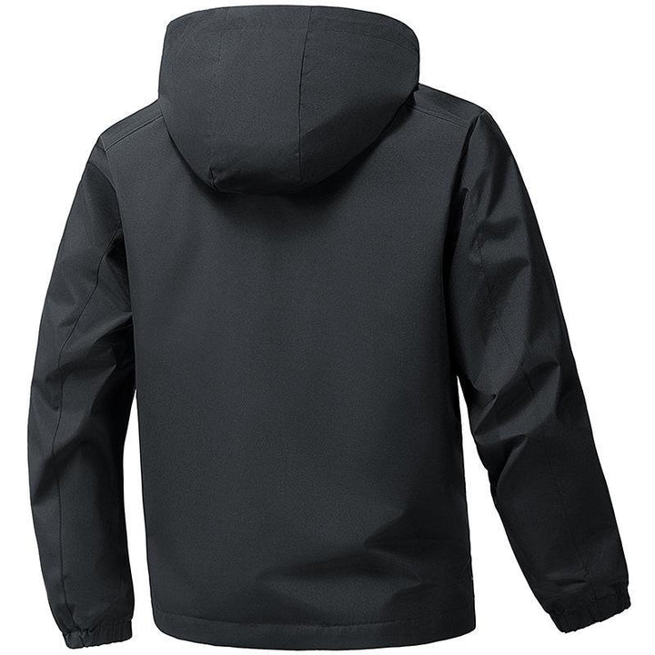 Men's technical hooded softshell jacket with adjustable hood and utility pockets Mune Fashion