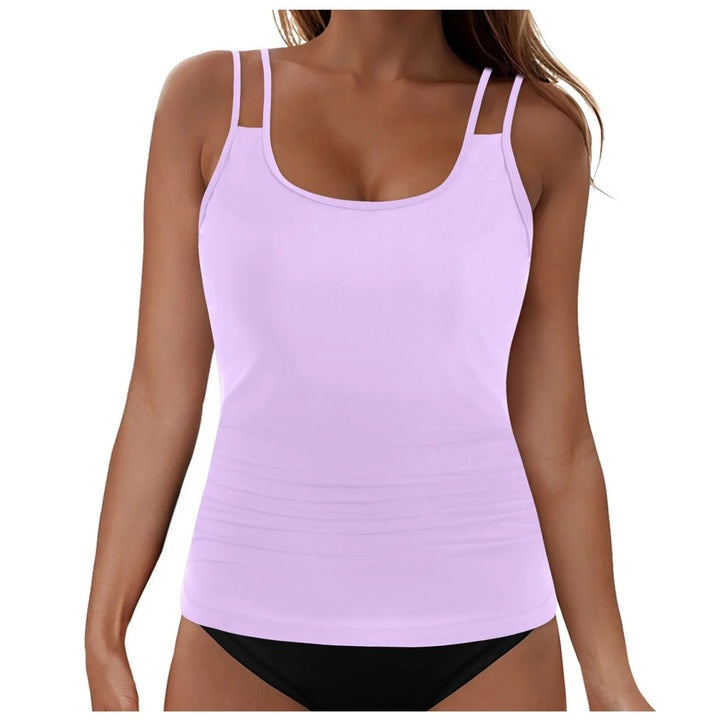Ladies Tankini top with fashionable ruffle design Mune Fashion