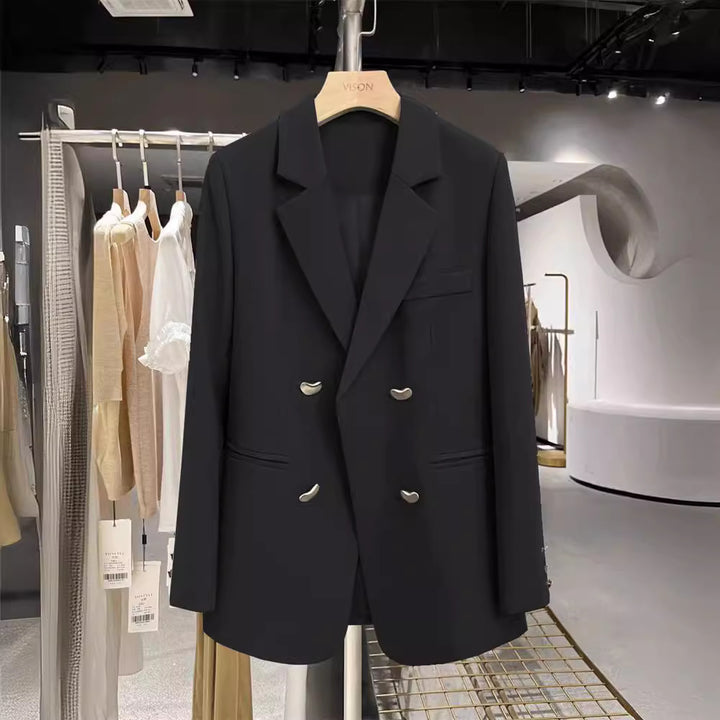 Women’s Stylish Double-Breasted Blazer Mune Fashion