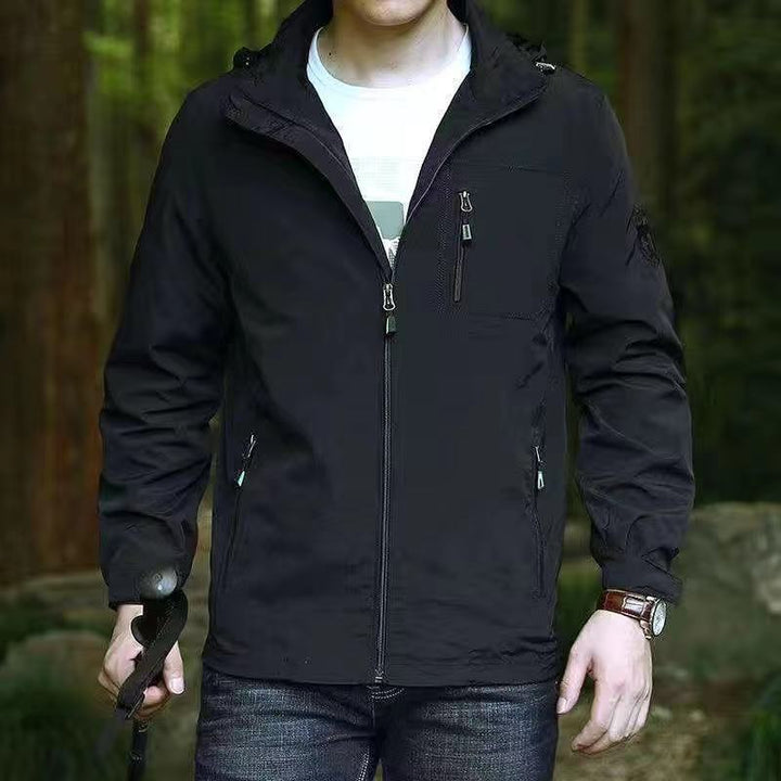 Men's multifunctional zip jacket with high collar Mune Fashion