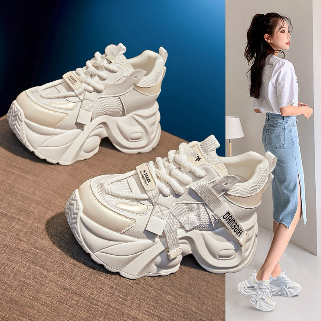 Women's Chunky Sneakers with futuristic silhouette and breathable upper material Mune Fashion