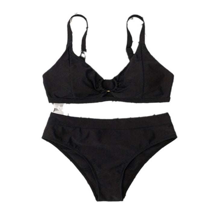 Women High-Cut Bikini with Sophisticated Ring Detail Mune Fashion