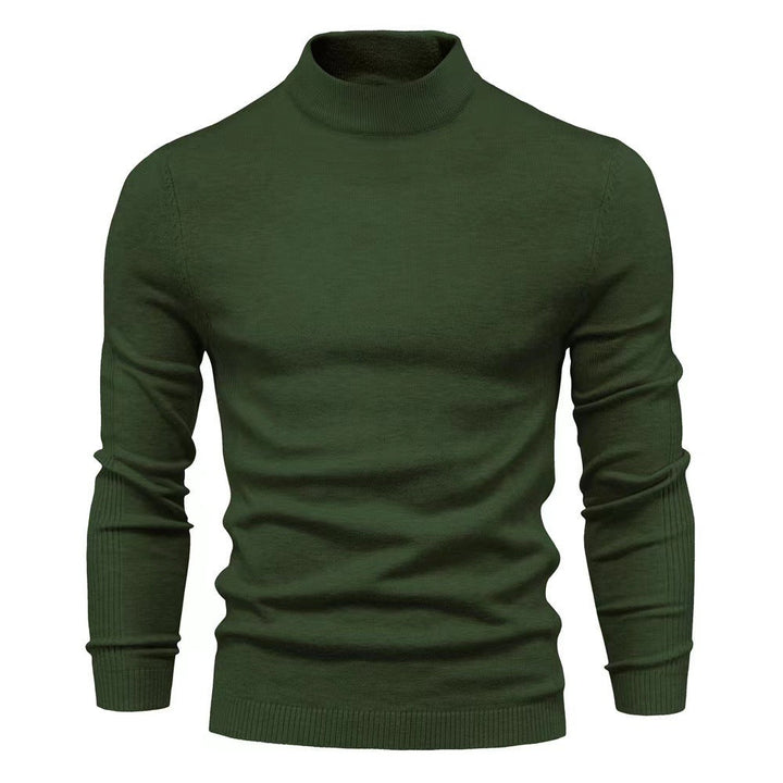 Men's Stylish Turtleneck Sweater Made Of Soft Merino Wool Mune