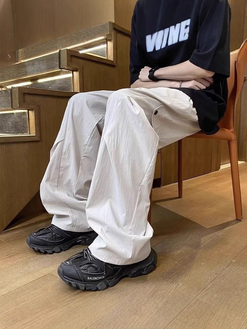 Men's Casual Loose Fit Leisure Pants Mune Fashion