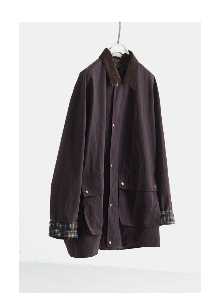 Women's Urban Utility Jacket with High Collar Mune Fashion