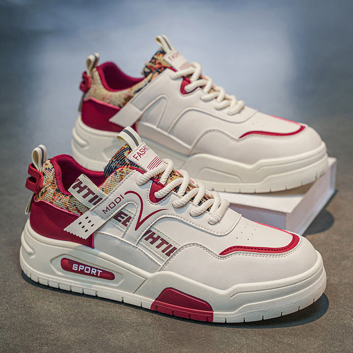 Women's sporty sneakers with modern textile mix and stable sole Mune Fashion