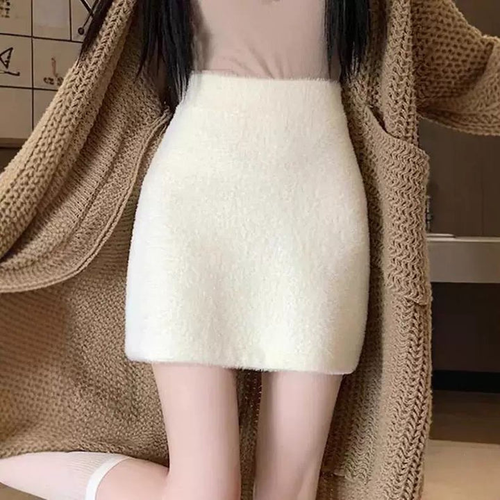 Women's elegant and comfortable wool skirt Mune Fashion