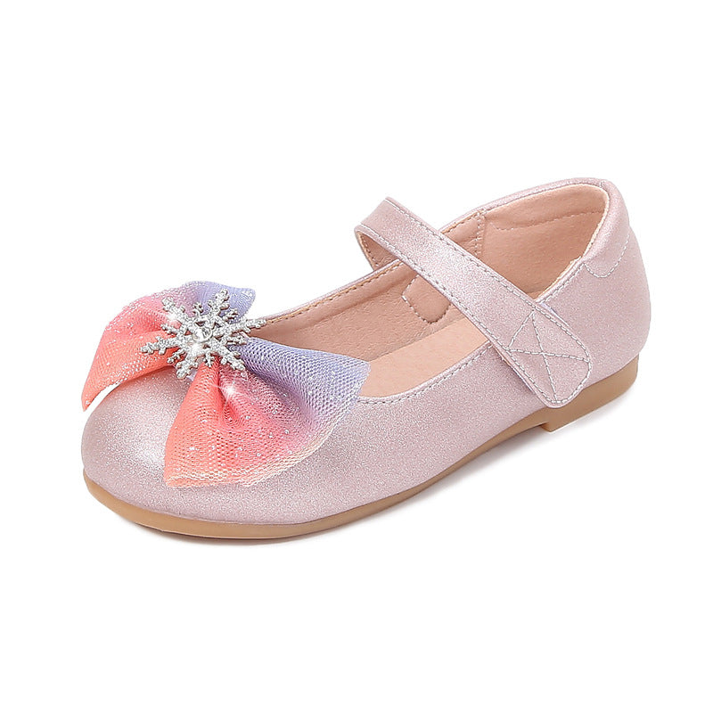 Girls' ballerinas with glittering bow design Mune Fashion