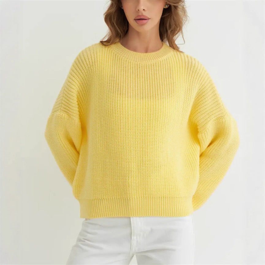 Women's Casual Knit Sweater Mune