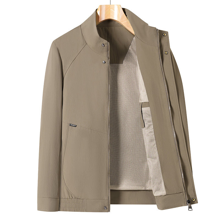 Men's Stylish Transition Jacket with Practical Stand-Up Collar Mune Fashion