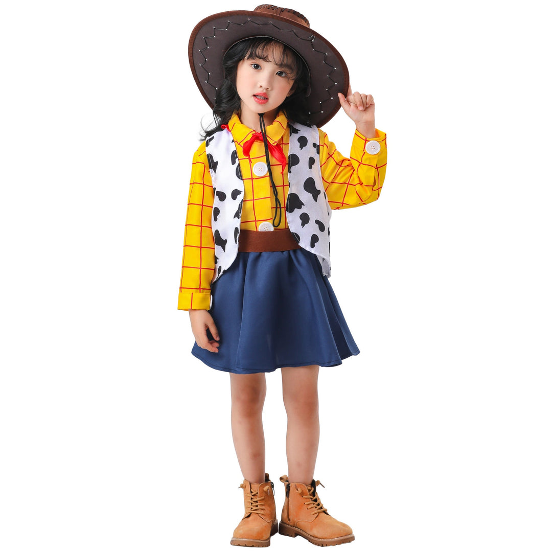 Girl Cowboy Costume Set Mune Fashion