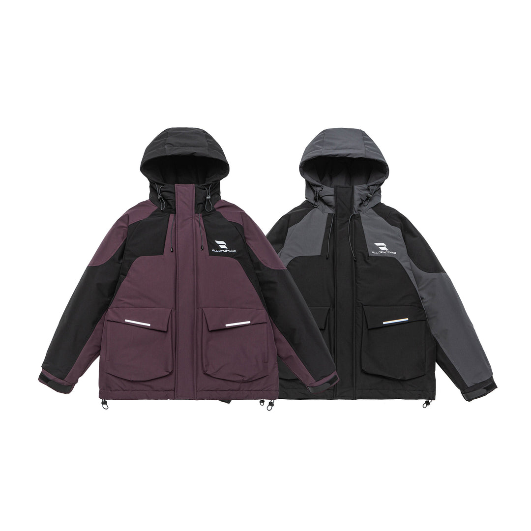Men's Urban Tech Parka with utility pockets, reflective details, and adjustable hem Mune Fashion