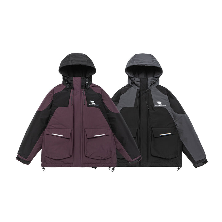 Men's Urban Tech Parka with utility pockets, reflective details, and adjustable hem Mune Fashion