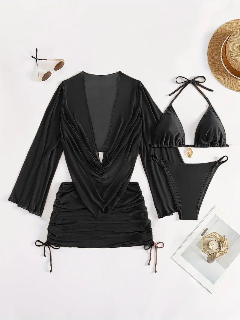 Ladies Bikini Set with elegant wrap top Mune Fashion