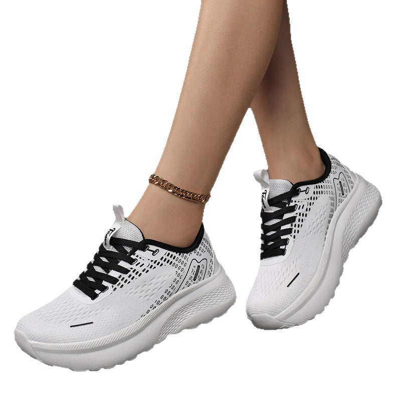 Women’s ergonomic comfort sneaker with seamless mesh upper and wedge cushioning Mune Fashion