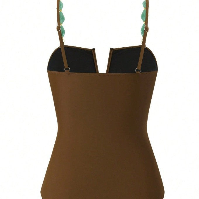 Women Refined One Piece Swimsuit with Elegant Skirt Mune Fashion
