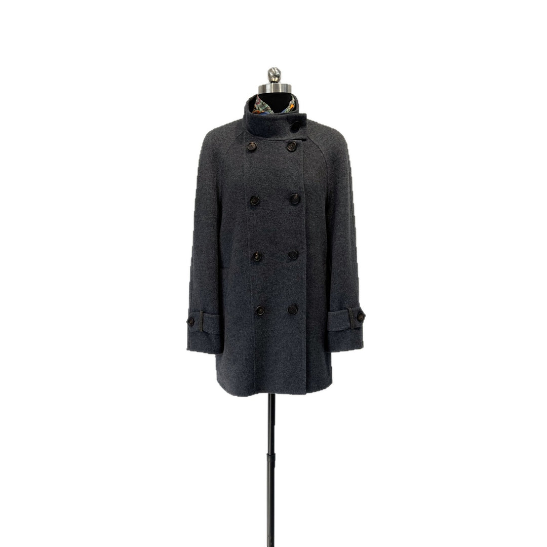 Women Double Coats Wool Blend Overcoat Mune Fashion