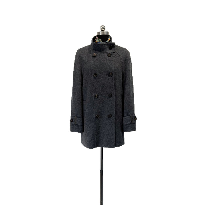 Women Double Coats Wool Blend Overcoat Mune Fashion