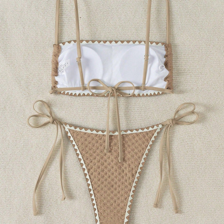 Women's Ribbed Bandeau Bikini Top Mune Fashion