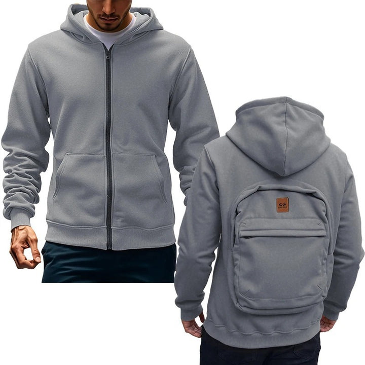 Men's Casual Hoodie with Practical Pockets Mune Fashion