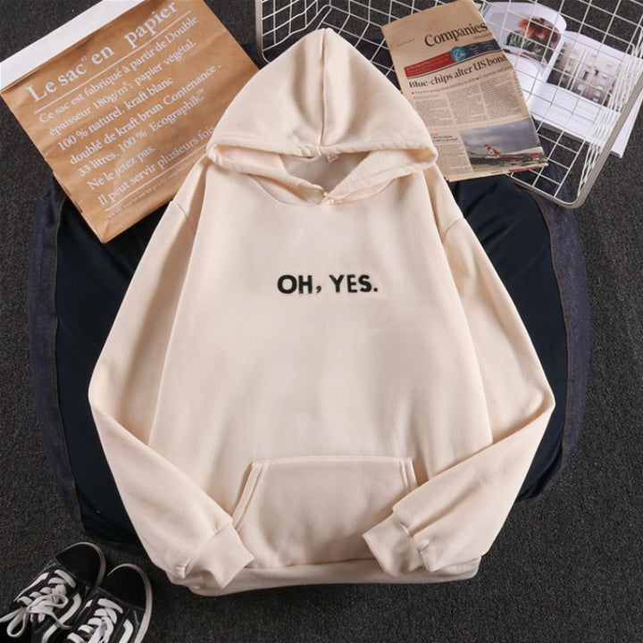 Women's hoodie with soft inner lining, kangaroo pocket, and subtle front print Mune Fashion