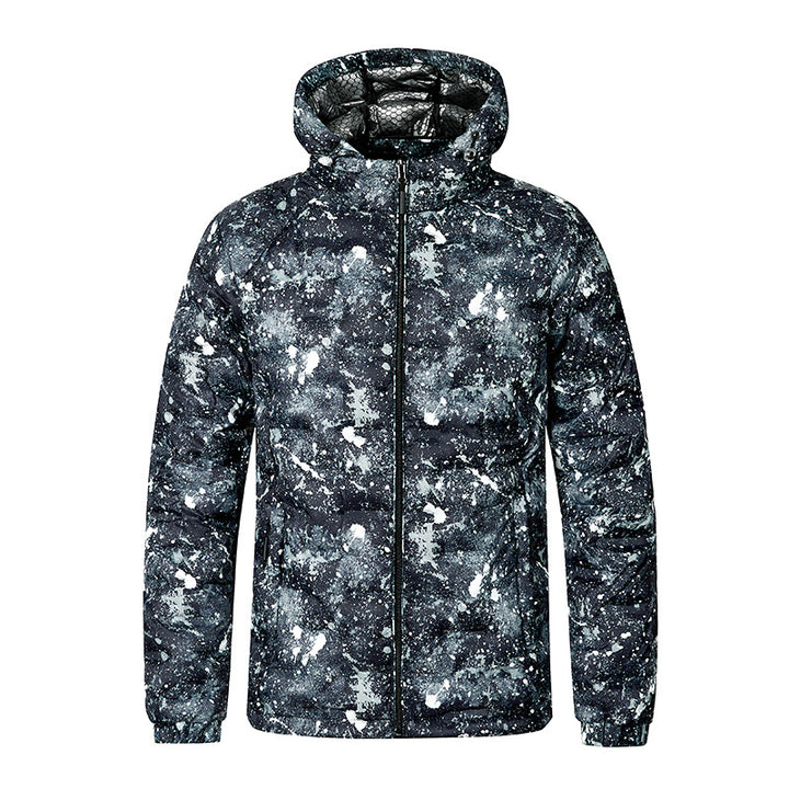 Men's Fashion Padded Jacket with Hood and Innovative Design Mune Fashion