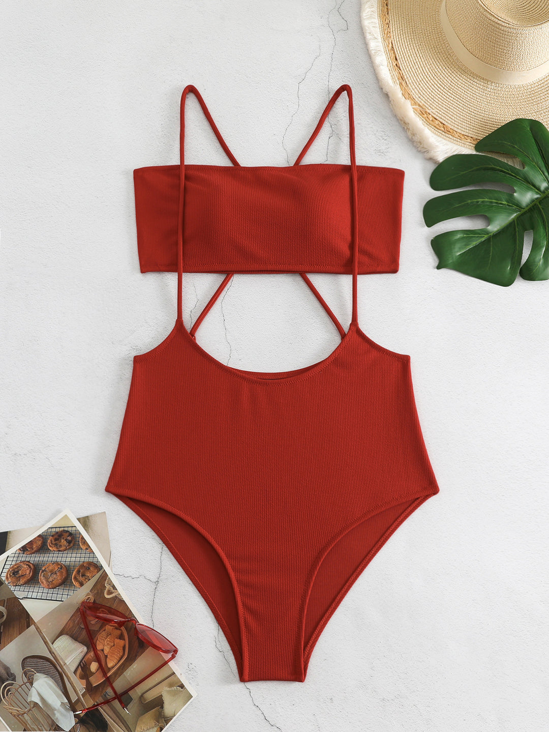 Womens Sporty High-Cut Bikini Mune Fashion