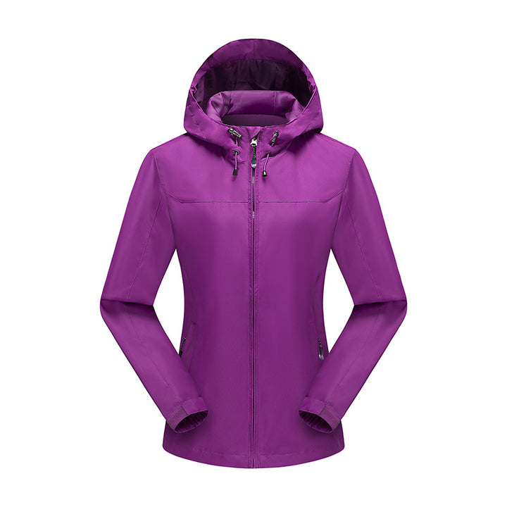 Men's ultralight packable rain jacket with adjustable hood and elastic cuffs Mune Fashion